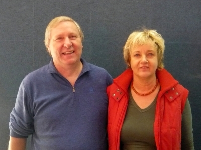 Die Verbindungslehrer: Herr Holzmann und Frau Barth