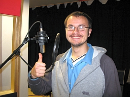 Dominik im Studio