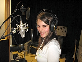 Njomza im Studio