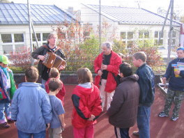 Yves Leblanc & Mike James in der Klosterbergschule