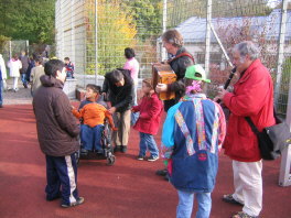 Yves Leblanc & Mike James in der Klosterbergschule