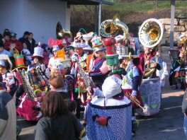 Die Gmendr Gassafetzer in der Klosterbergschule