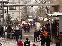 Die Guggenmusik Überdruck in der Klosterbergschule