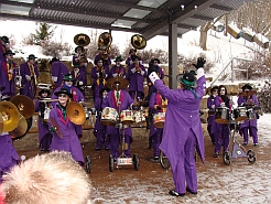 Die Guggenmusik Überdruck in der Klosterbergschule