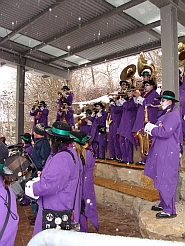 Die Guggenmusik Überdruck in der Klosterbergschule