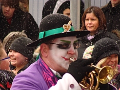 Die Guggenmusik Überdruck in der Klosterbergschule