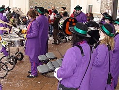 Die Guggenmusik Überdruck in der Klosterbergschule