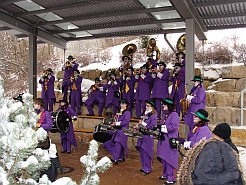 Die Guggenmusik Überdruck in der Klosterbergschule