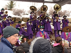 Die Guggenmusik Überdruck in der Klosterbergschule