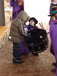 Die Guggenmusik Überdruck in der Klosterbergschule