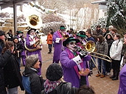 Die Guggenmusik Überdruck in der Klosterbergschule