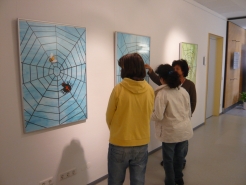 Schulkunstausstellung im Landratsamt