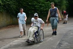 Beim Lauf um die Leiterplattenschule