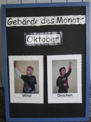 Gebärde des Monats Oktober