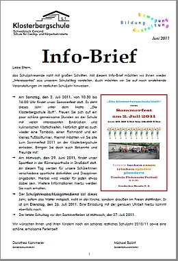 KBS Infobrief Juni 2011