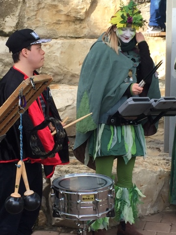 Guggenmusik Überdruck in der Klosterbergschule