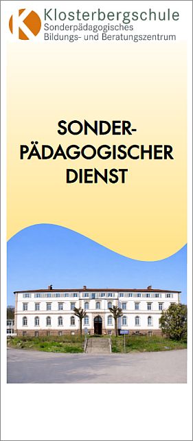 Flyer Sonderp&auml;dagogischer Dienst
